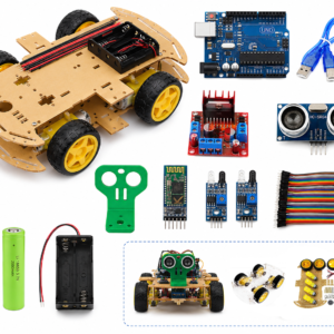 4WD Bluetooth Obstacle Avoidance Robot Car Kit for Arduino UNO