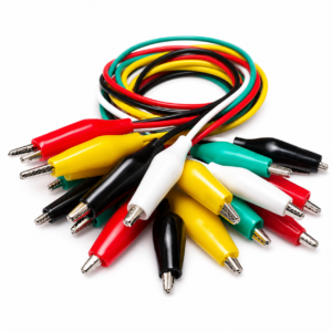 50cm Alligator Clip Test Leads – DIY Set (Pack of 10)