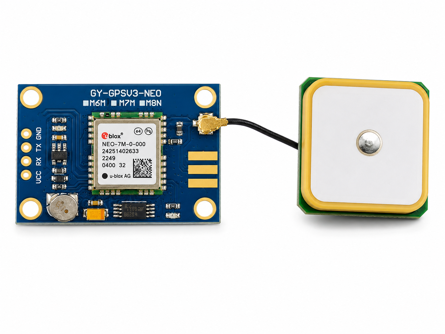 NEO-7M GPS Module – High Sensitivity, 56 Channels